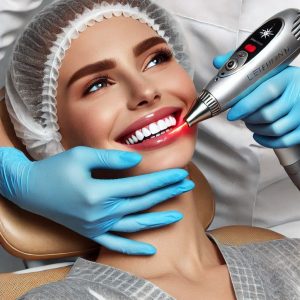 بلیچینگ یا سفید کردن دندان با استفاده از لیزر